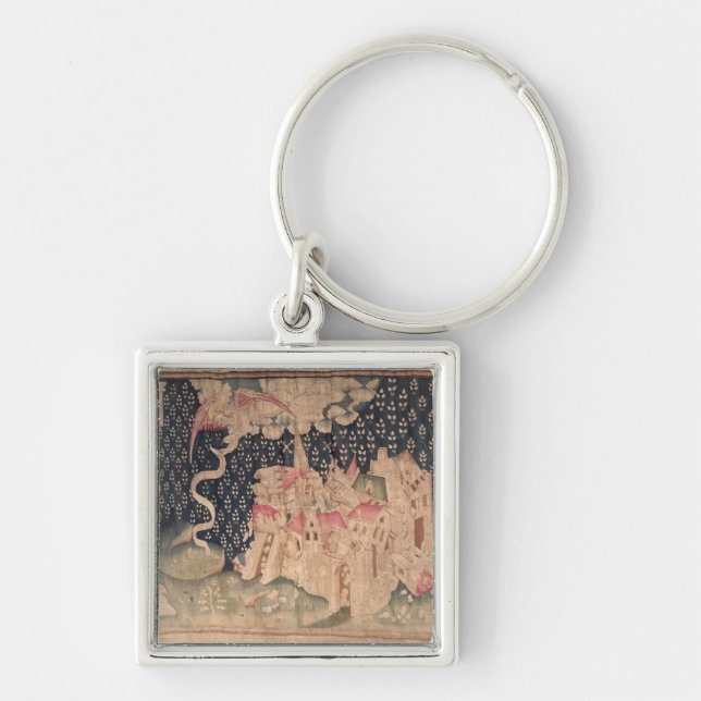 The second angel announces the fall of Babylon Key Ring (Front)