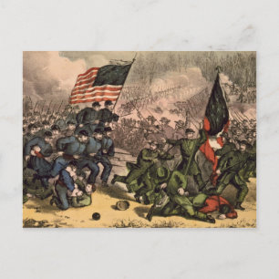 The Second Battle of Bull Run American Civil War Postcard