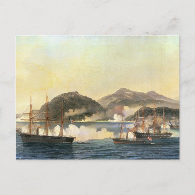 The Second Battle of Shimonoseki Postcard (Front)