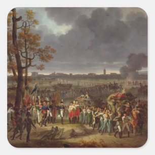 The Second Siege of Mantua Square Sticker