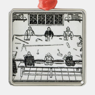The Second Table of Good Nurture Metal Ornament