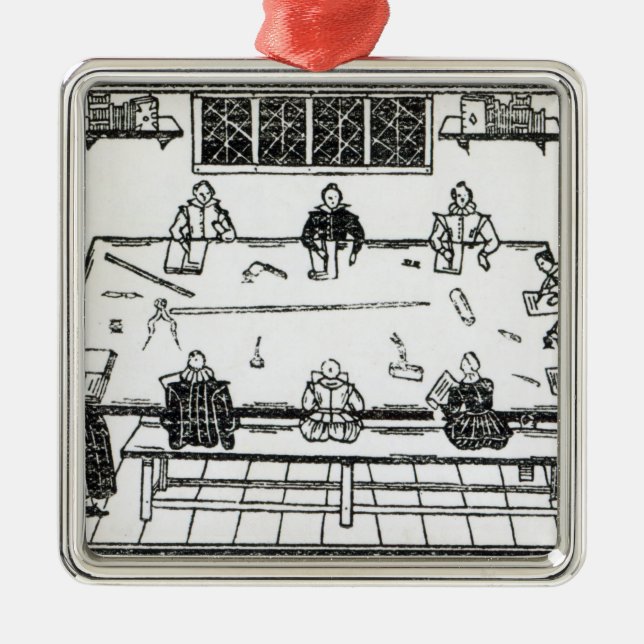 The Second Table of Good Nurture Metal Ornament (Front)