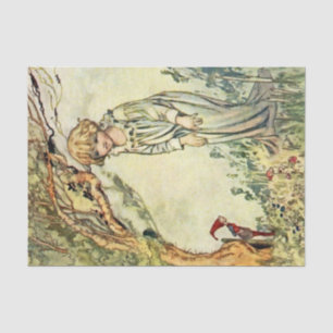 “The Secret Garden” Fairy Art by Charles Robinson Tissue Paper