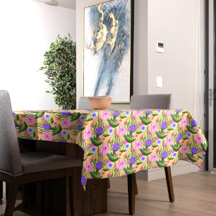 The Secret Garden Of Sea Holly And Lilies  Tablecloth