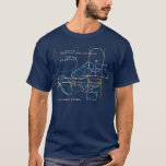The Secret Geometry of Pringles T-Shirt<br><div class="desc">The pringle is a modern mathematical mystery. The secrets are revealed in this study of the perfect snack form. Designed by John Freeborn,  http://johnfreeborn.com</div>