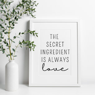 The Secret Ingredient is Always Love Poster