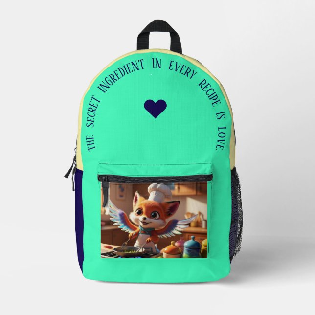 The Secret Ingredient… Printed Backpack (Front)