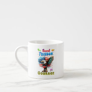 The Secret Of Freedom Is Courage Espresso Cup