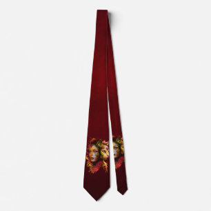 The secret of the symbiosis of a woman and a cat, tie