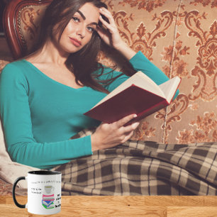 The secret to a well balanced life, tea and a book mug