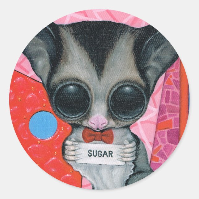 The Secret Word Classic Round Sticker (Front)