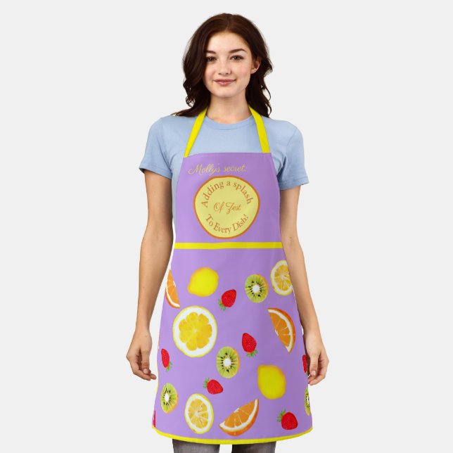 The Secret: Zesty Summer Fruits Apron (Worn)