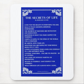 THE SECRETS OF LIFE By BERNARD LEVINE Mouse Pad