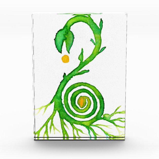 the seed of a new life  canvas print postcard photo block (Front)
