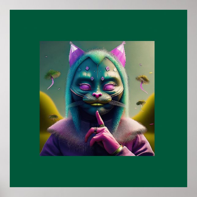 The Seer Is About To Make An Observation Poster (Front)