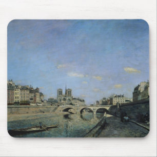 The Seine and Notre Dame in Paris, 1864 Mouse Pad