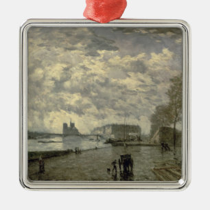 The Seine and Notre Dame Metal Tree Decoration