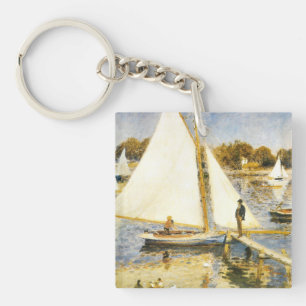 The Seine at Argenteuil Auguste Renoir Key Ring
