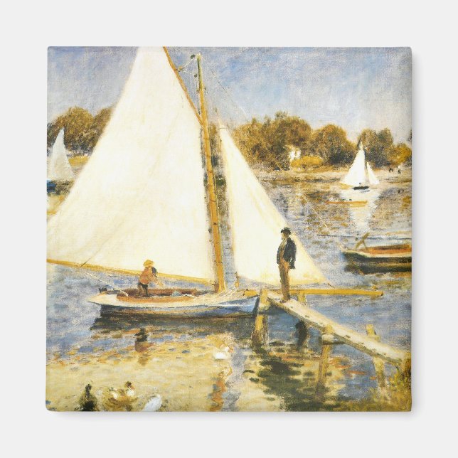 The Seine at Argenteuil  Auguste  Renoir   Magnet (Front)