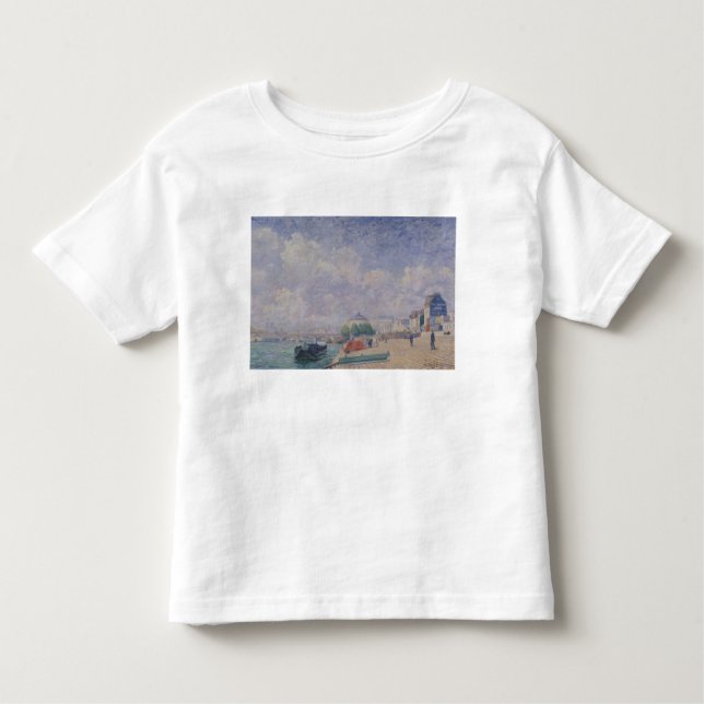 The Seine at Bercy, 1885 Toddler T-Shirt (Front)