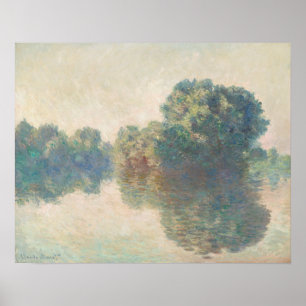 The Seine at Giverny (1897) by Claude Monet Poster