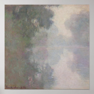 The Seine at Giverny, Morning Mists Poster