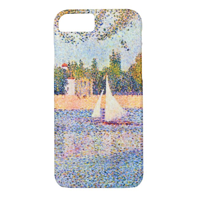 The Seine at La Grande Jatte, Seurat Case-Mate iPhone Case (Back)
