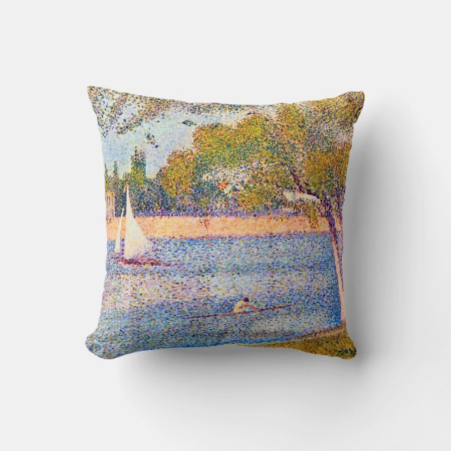 The Seine at La Grande Jatte, Seurat Cushion (Front)