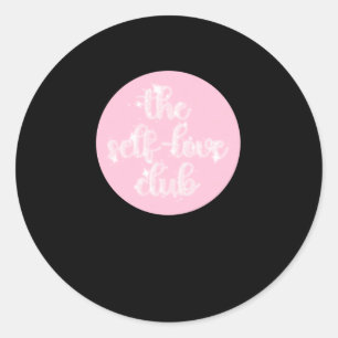 The Self-love Club Classic Round Sticker