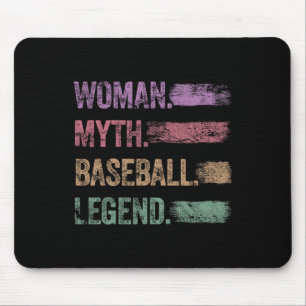 The Sell Legend Retro Cricket Ladies Sell  Mouse Pad