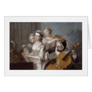 The Sense of Hearing, c.1744-7 (oil on canvas)