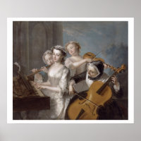 The Sense of Hearing, c.1744-7 (oil on canvas)