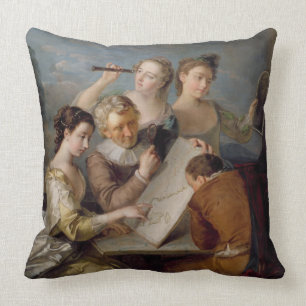 The Sense of Sight, c.1744-47 (oil on canvas) Cushion