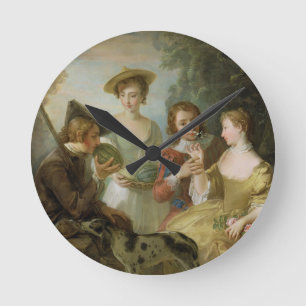 The Sense of Smell, c.1744-47 (oil on canvas) (see Round Clock