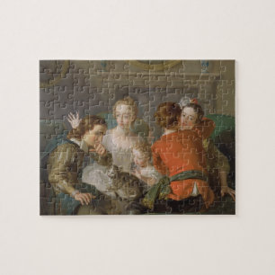 The Sense of Touch, c.1744-47 (oil on canvas) (see Jigsaw Puzzle