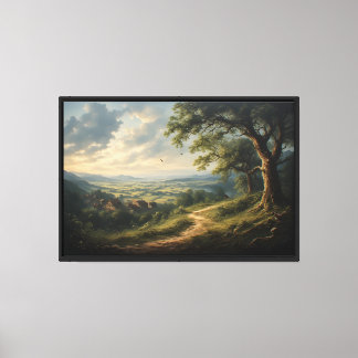 The Sentinel of the Golden Valley Canvas Print