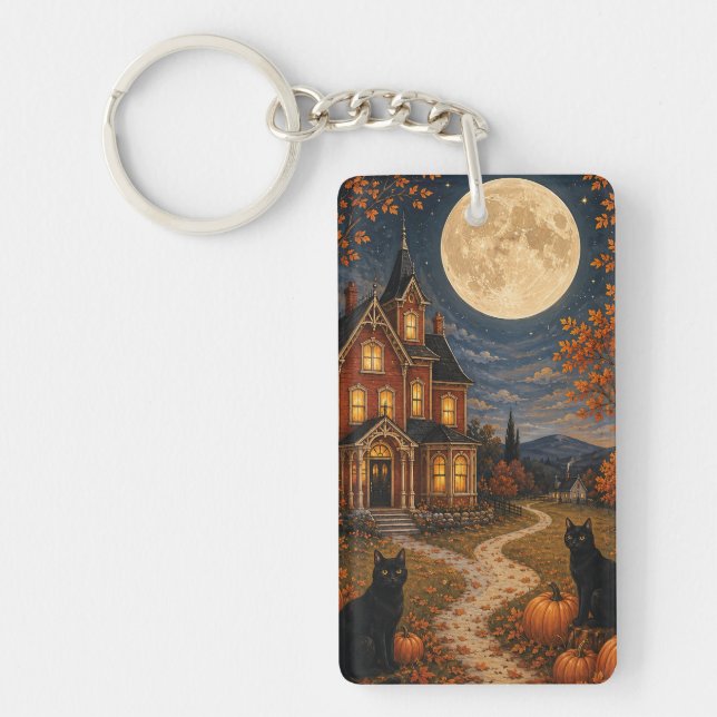 The Sentinels of Autumn Moon Key Ring (Front)