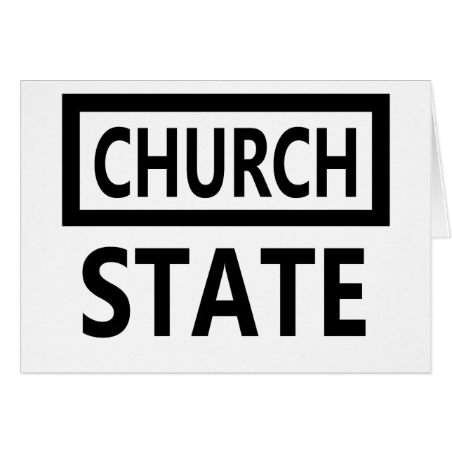 The Separation of Church and State - 1st Amendment (Front Horizontal)