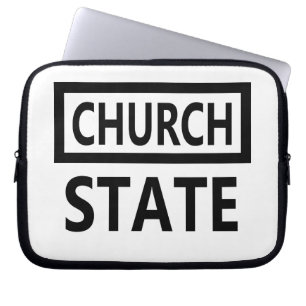 The Separation of Church and State - 1st Amendment Laptop Sleeve