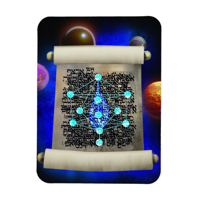 The Sephirot Creating the World Magnet (Vertical)