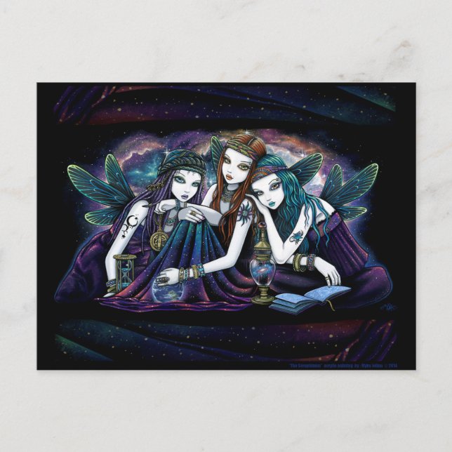 The Seraphina Celestial Fairy Sisters Postcard (Front)