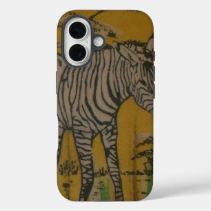 The Serengeti Spirit: Zebra Grazing in the Mara iPhone 16 Case
