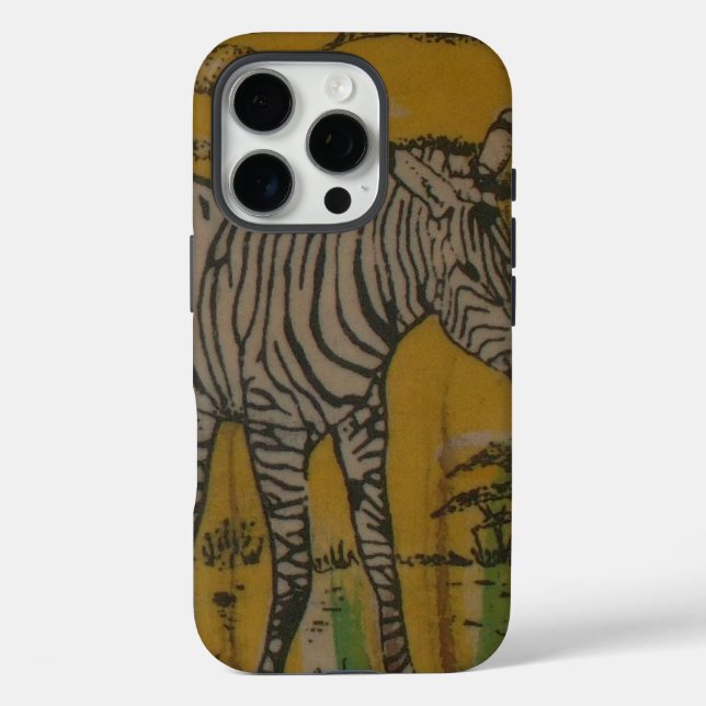 The Serengeti Spirit: Zebra Grazing in the Mara Case-Mate iPhone Case (Back)