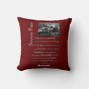 The Serenity Prayer Cushion