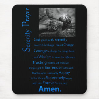 The Serenity Prayer Hammer Mouse Pad