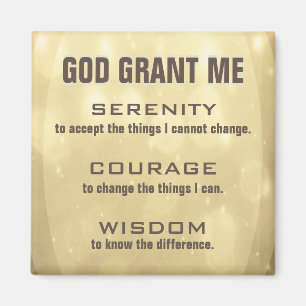 The Serenity Prayer Magnet