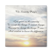 The Serenity Prayer magnet