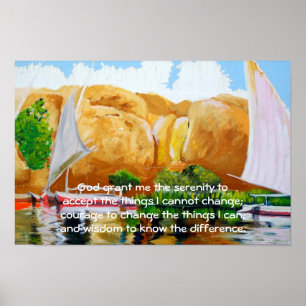 The Serenity Prayer Poster