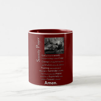 The Serenity Prayer Two-Tone Coffee Mug