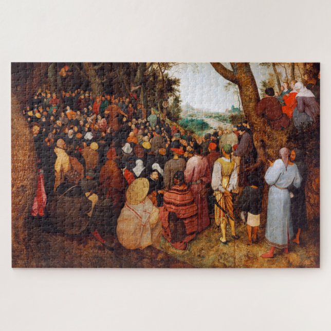 The Sermon of St. John the Baptist, Pieter Bruegel Jigsaw Puzzle (Horizontal)